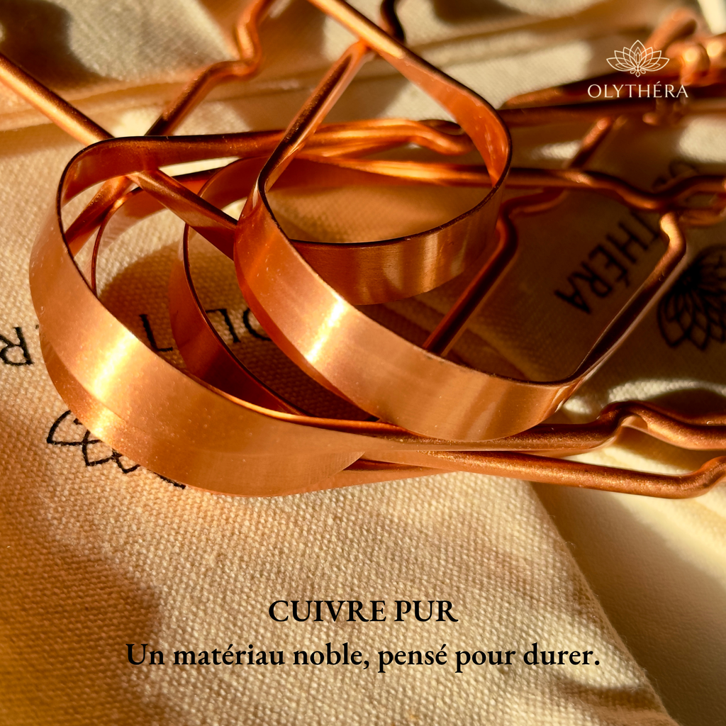 OLYTHÉRA — Gratte-langue en cuivre pur