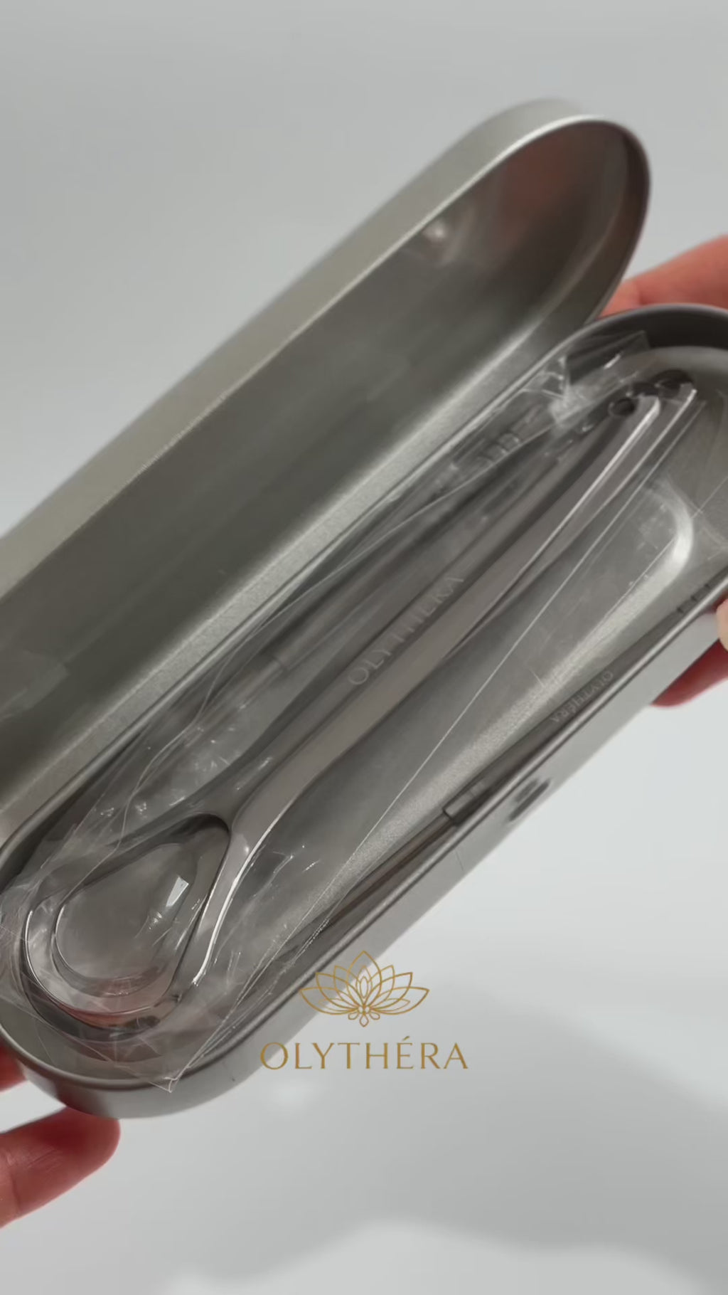 OLYTHÉRA – Trio de gratte-langues Stainless Steel